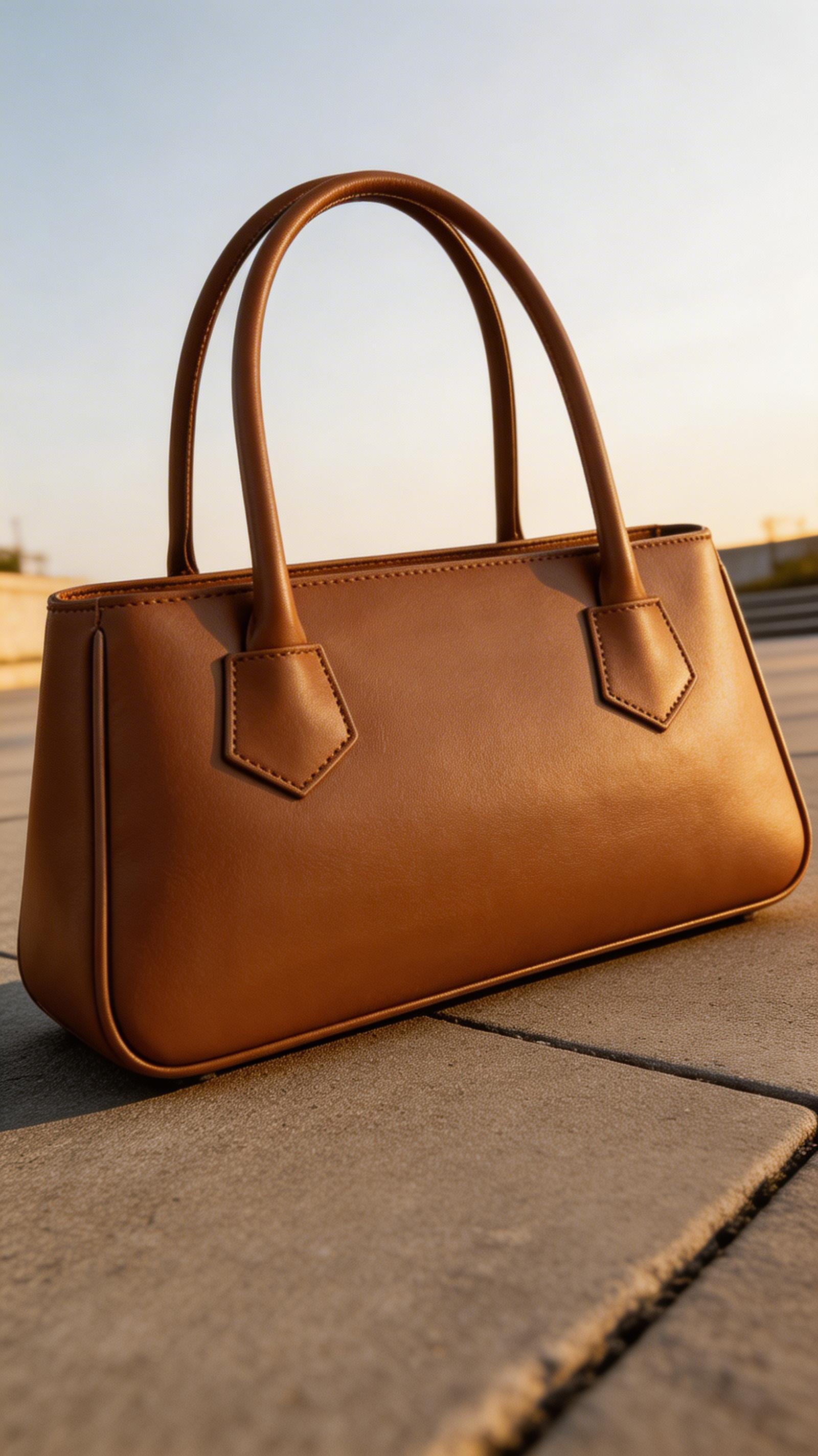 Brown Trendy Ladies Shoulder Bag